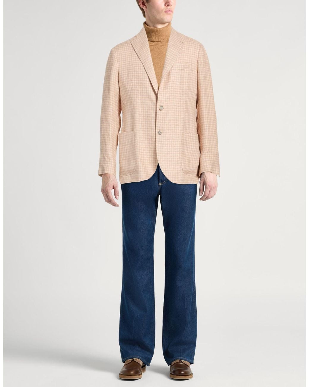 Barba Napoli Natural Blush Blazer Linen for men