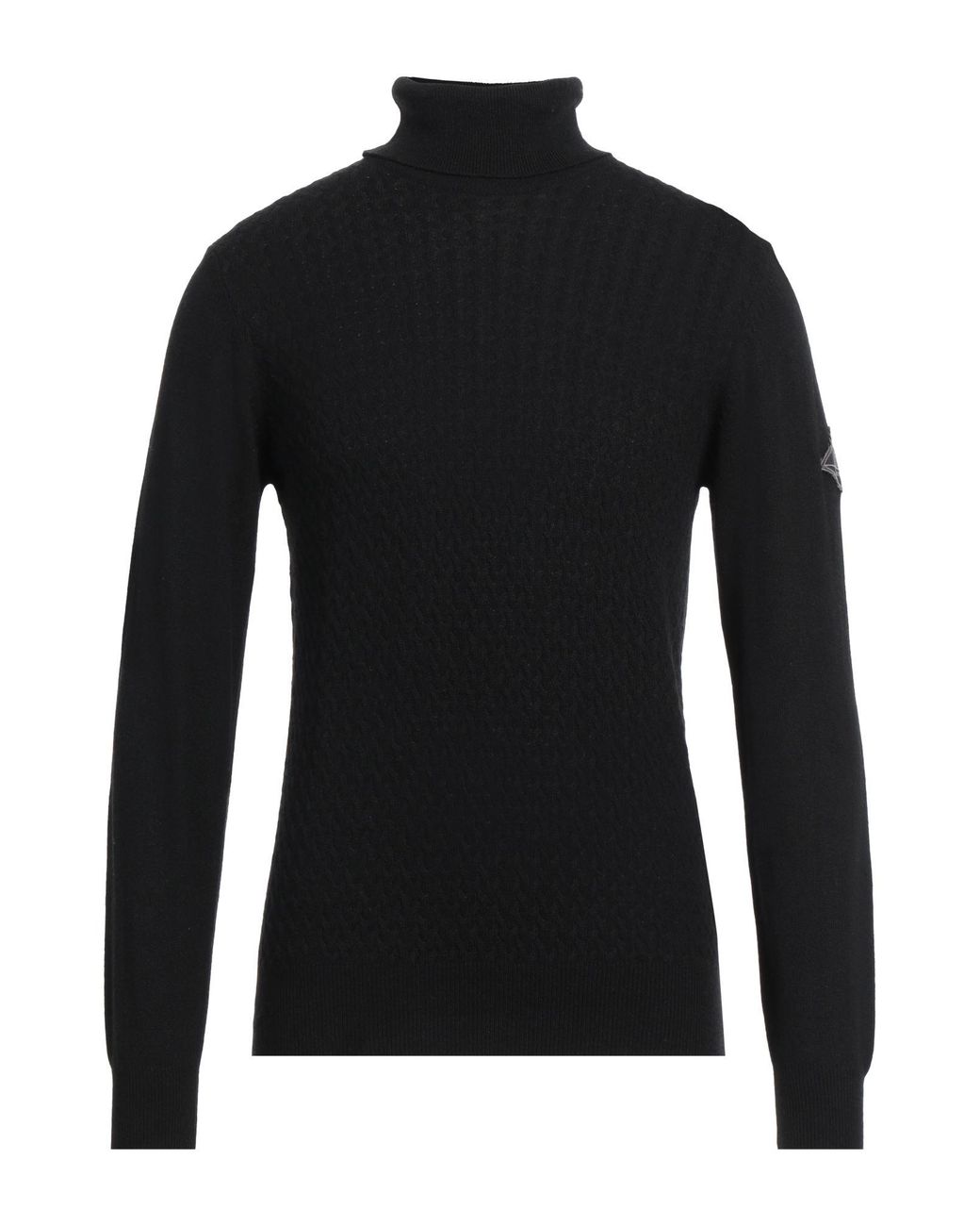 Roy Rogers Black Turtleneck Wool, Polyamide, Viscose, Cashmere for men