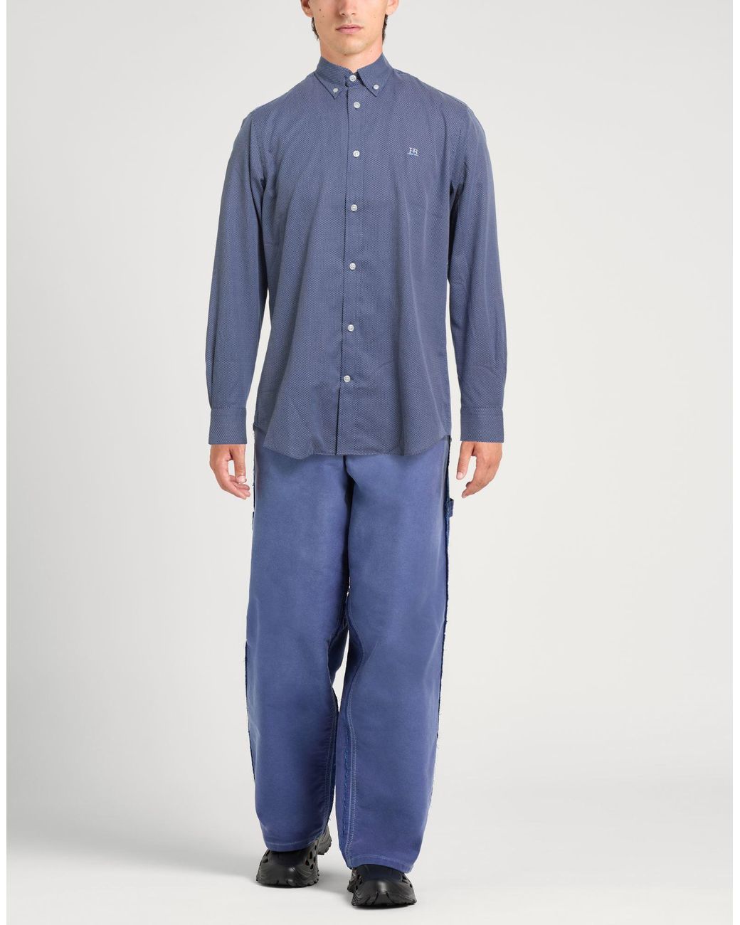 Harmont & Blaine Blue Shirt Cotton for men