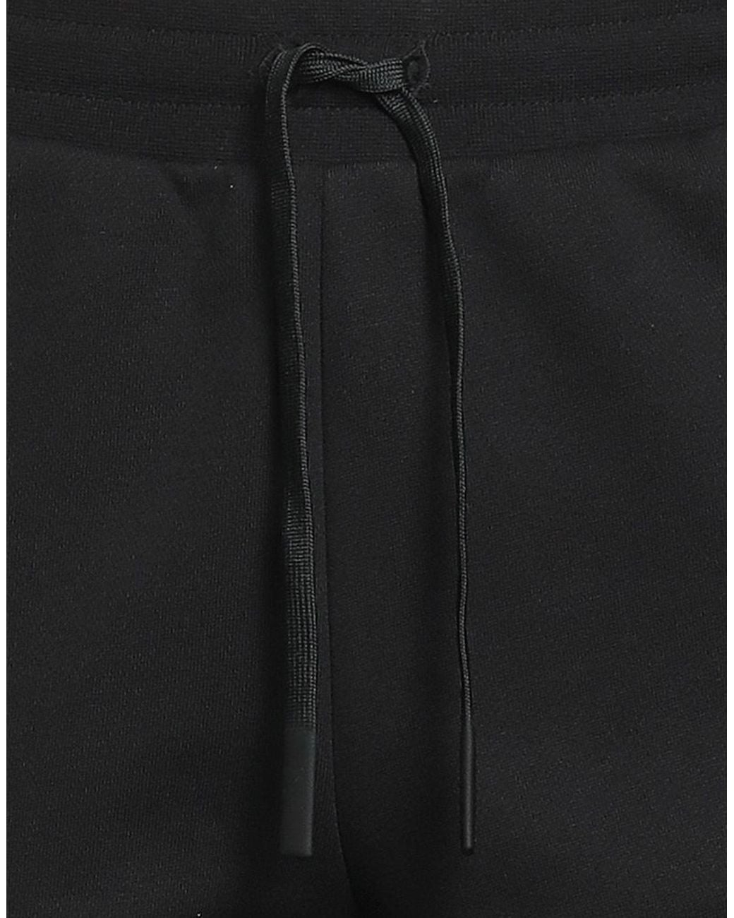 EA7 Black Pants Cotton, Polyester, Elastane for men