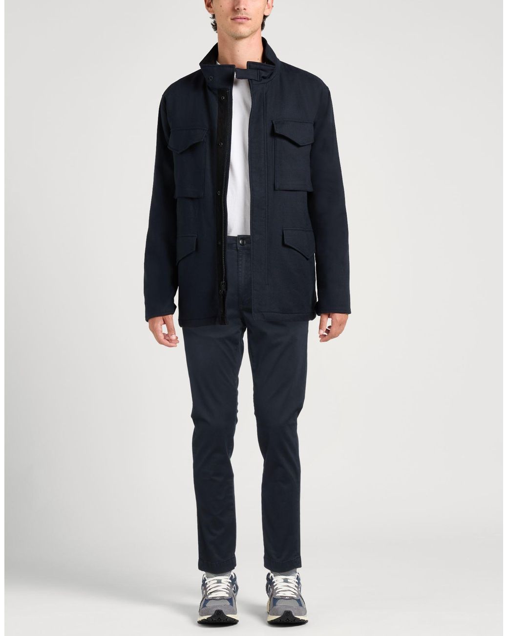 Liu Jo Blue Pants Cotton, Elastane for men