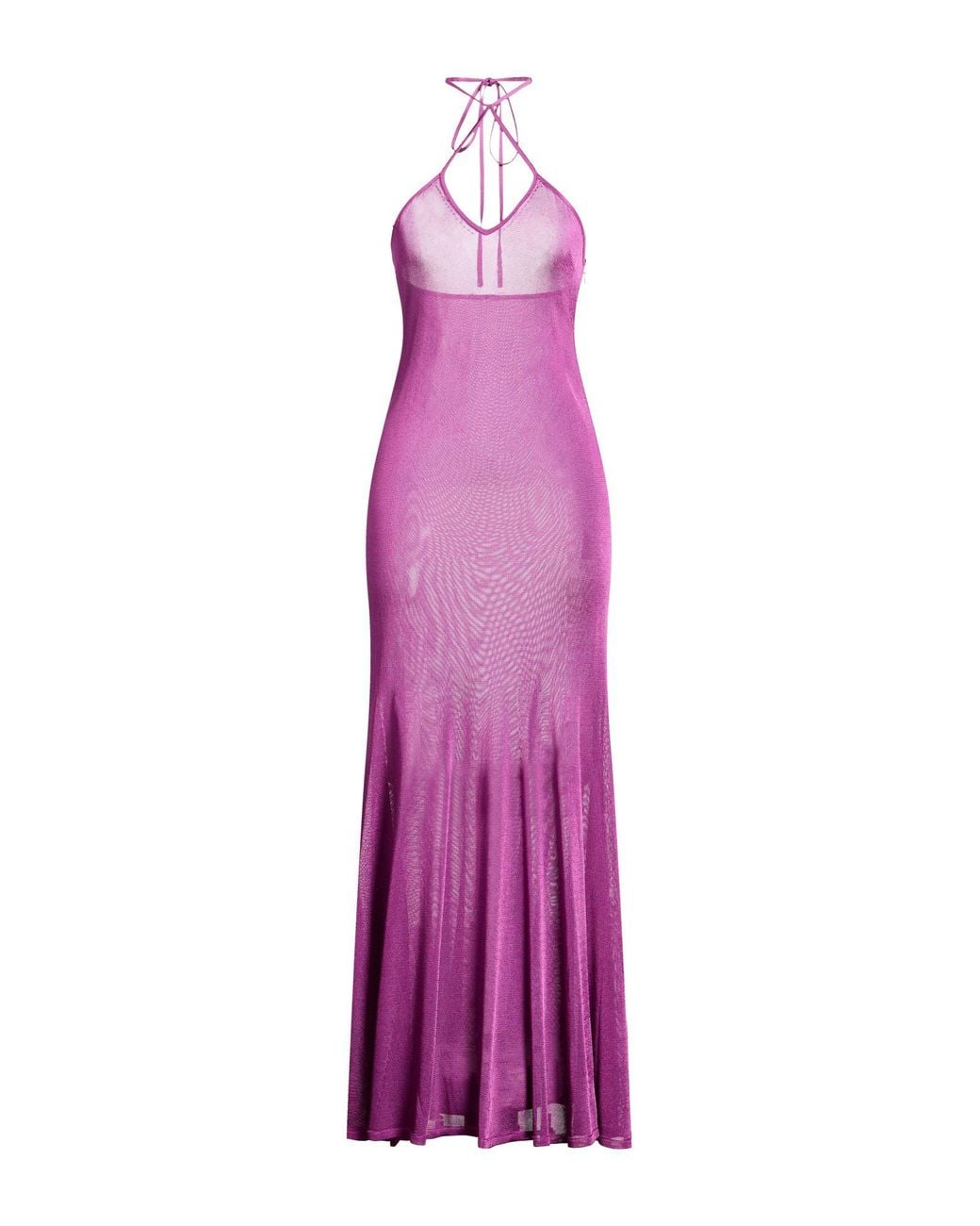 Tom Ford Purple Maxi Dress Viscose