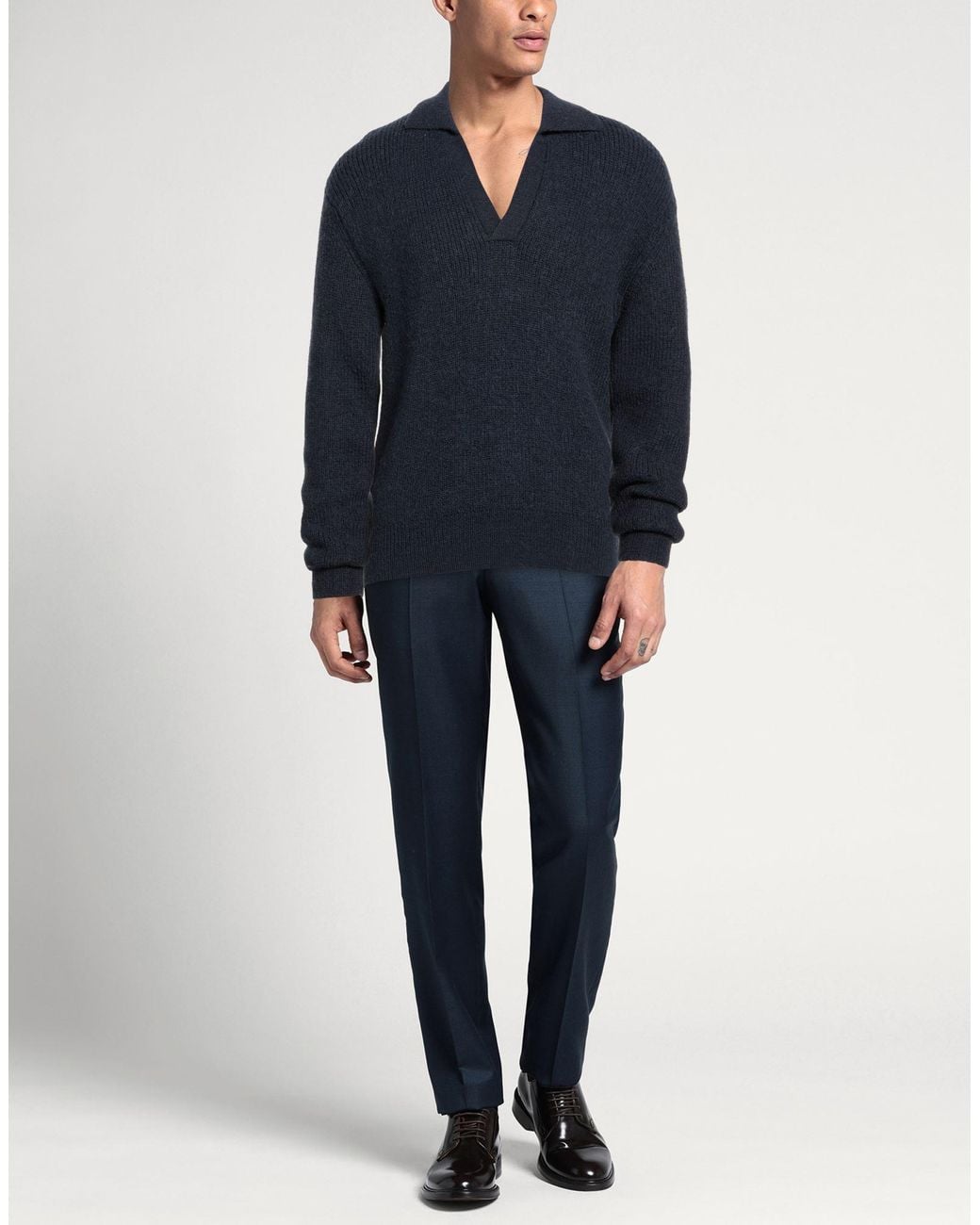 Pullover Tintoria Mattei 954 de hombre de color Blue