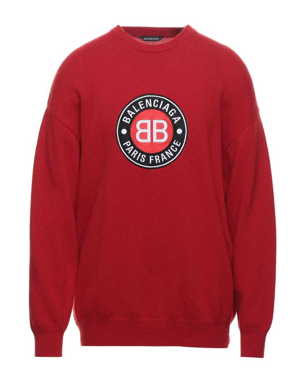 balenciaga red sweater