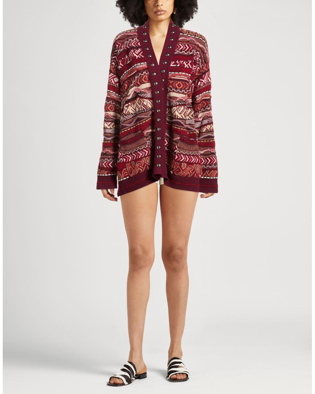 Laneus Red Cardigan