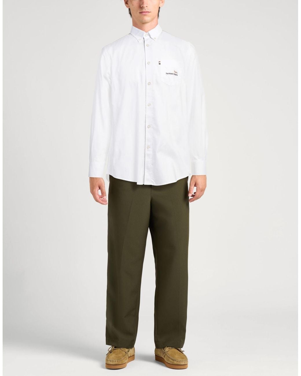 Harmont & Blaine White Shirt Cotton for men