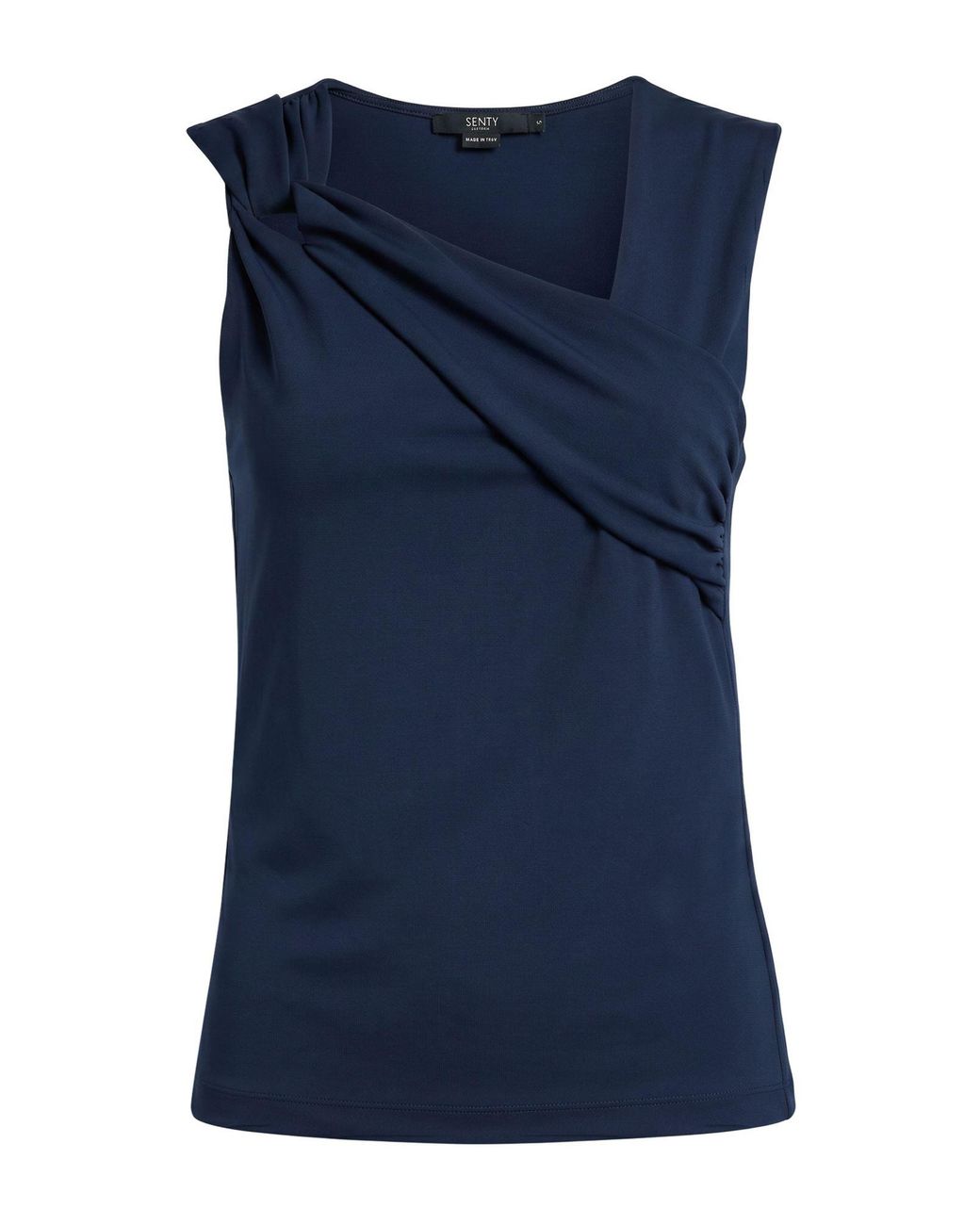 SEVENTY VENEZIA Blue Midnight Top Polyester, Elastane