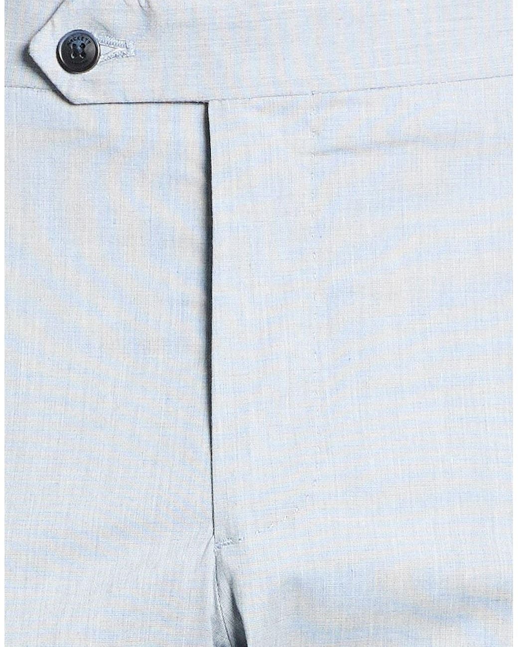 Hackett Blue Pants Cotton, Elastane for men