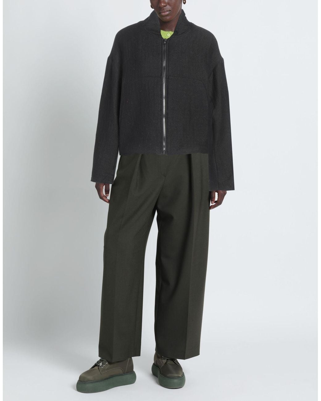 Masnada Black Jacket Wool