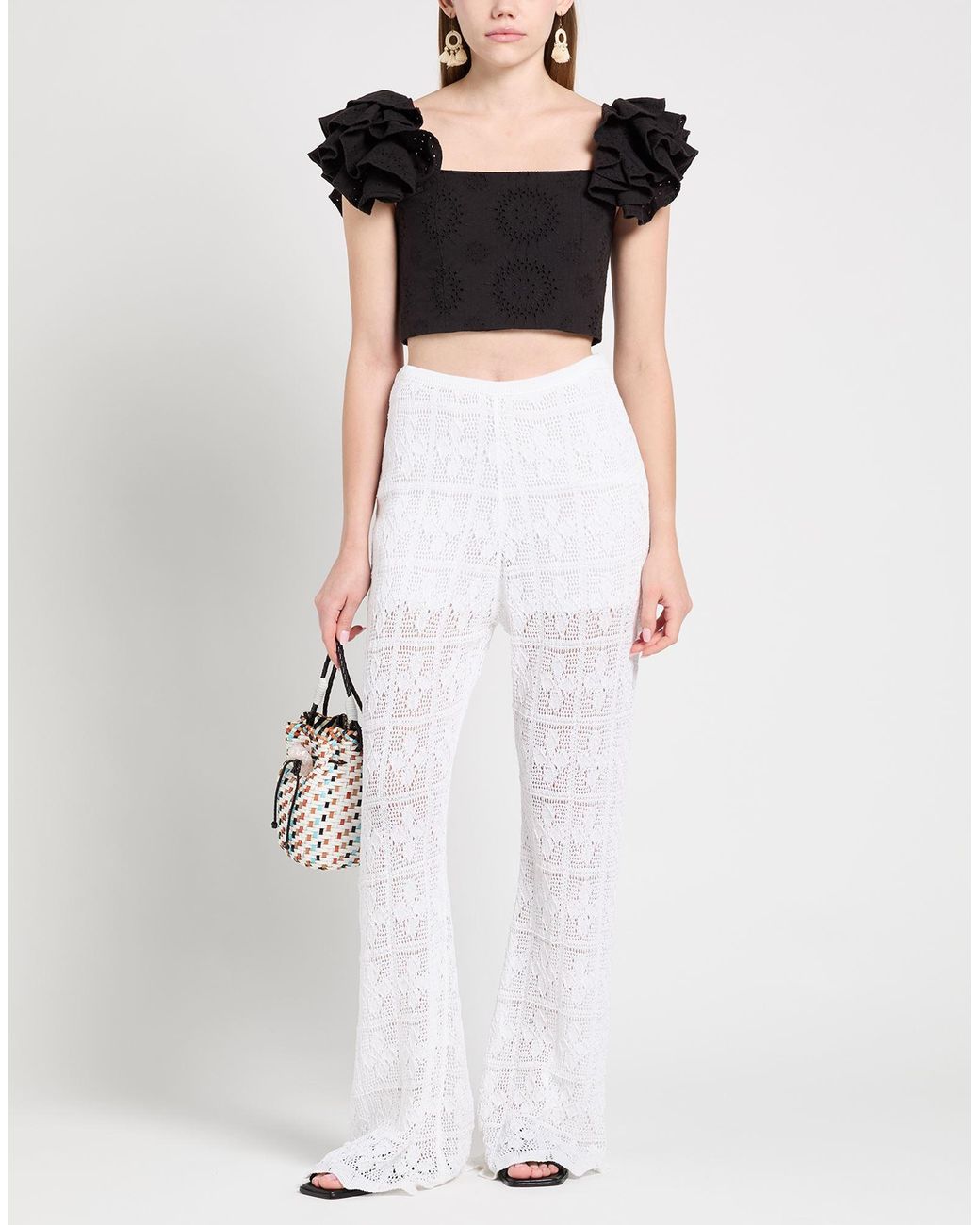 Liviana Conti White Trouser