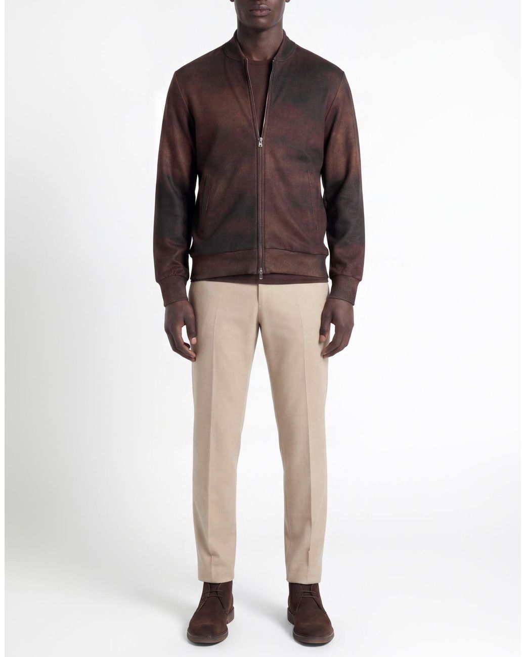 Marco Pescarolo Brown Cardigan for men