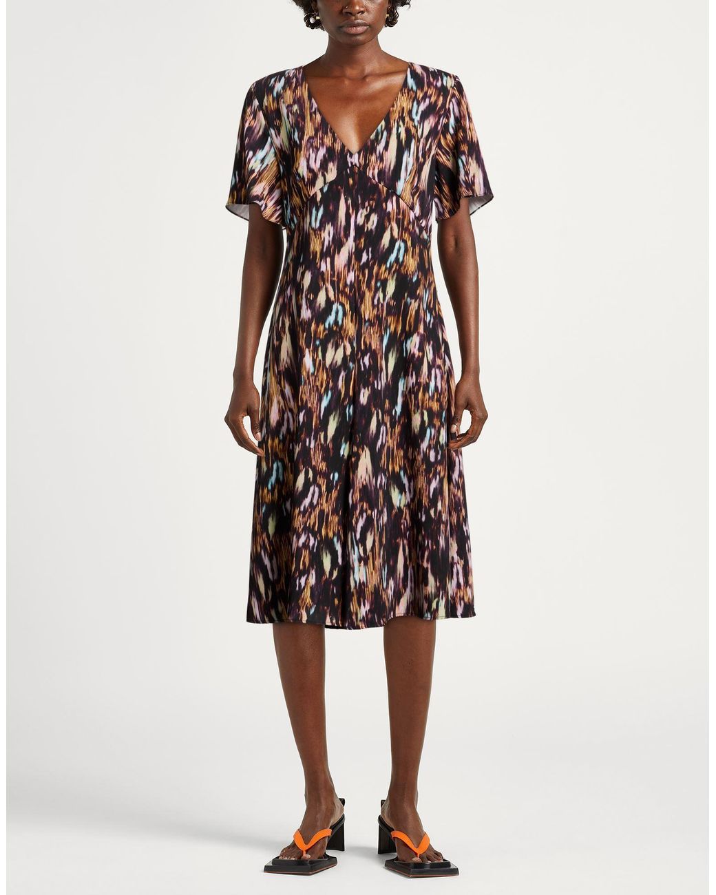Paul Smith Purple Midi Dress