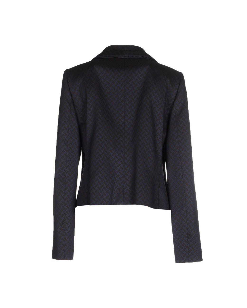 Armani Collezioni Blue Midnight Blazer Wool, Polyester
