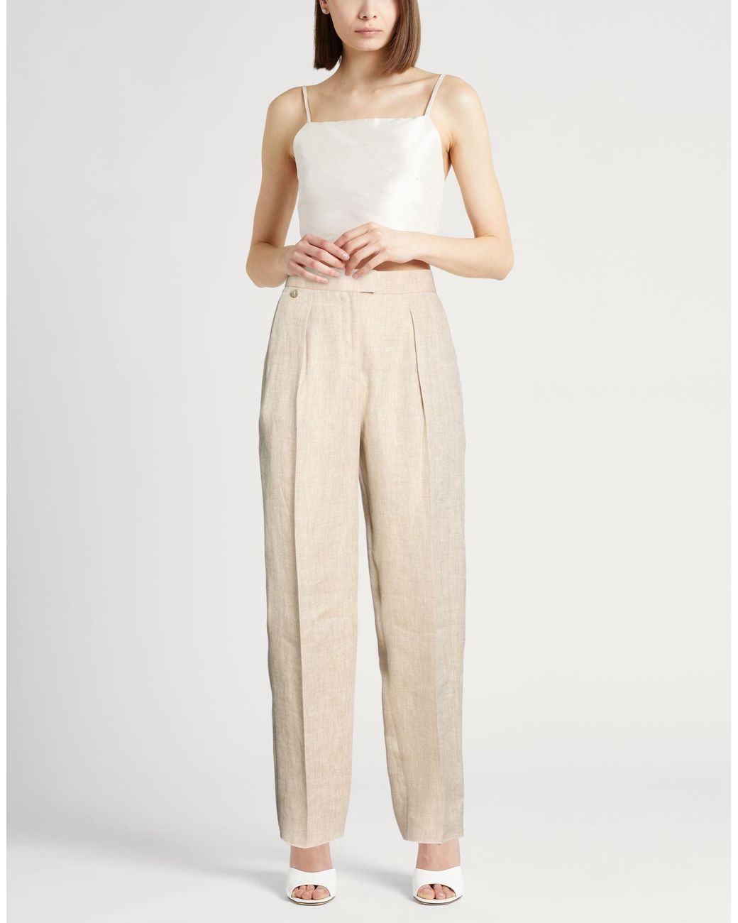 Agnona Natural Trouser