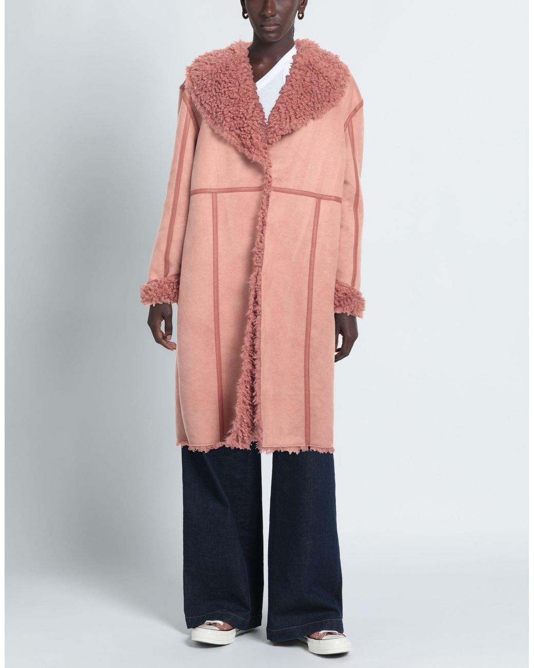 Twinset Pink Shearling & Teddy