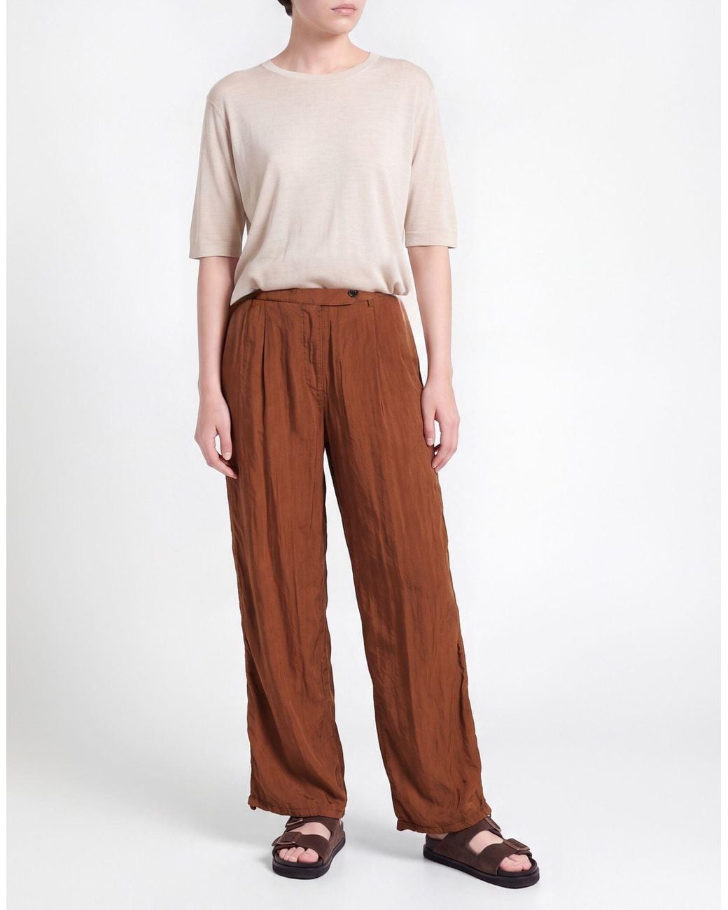White Sand Brown Trouser