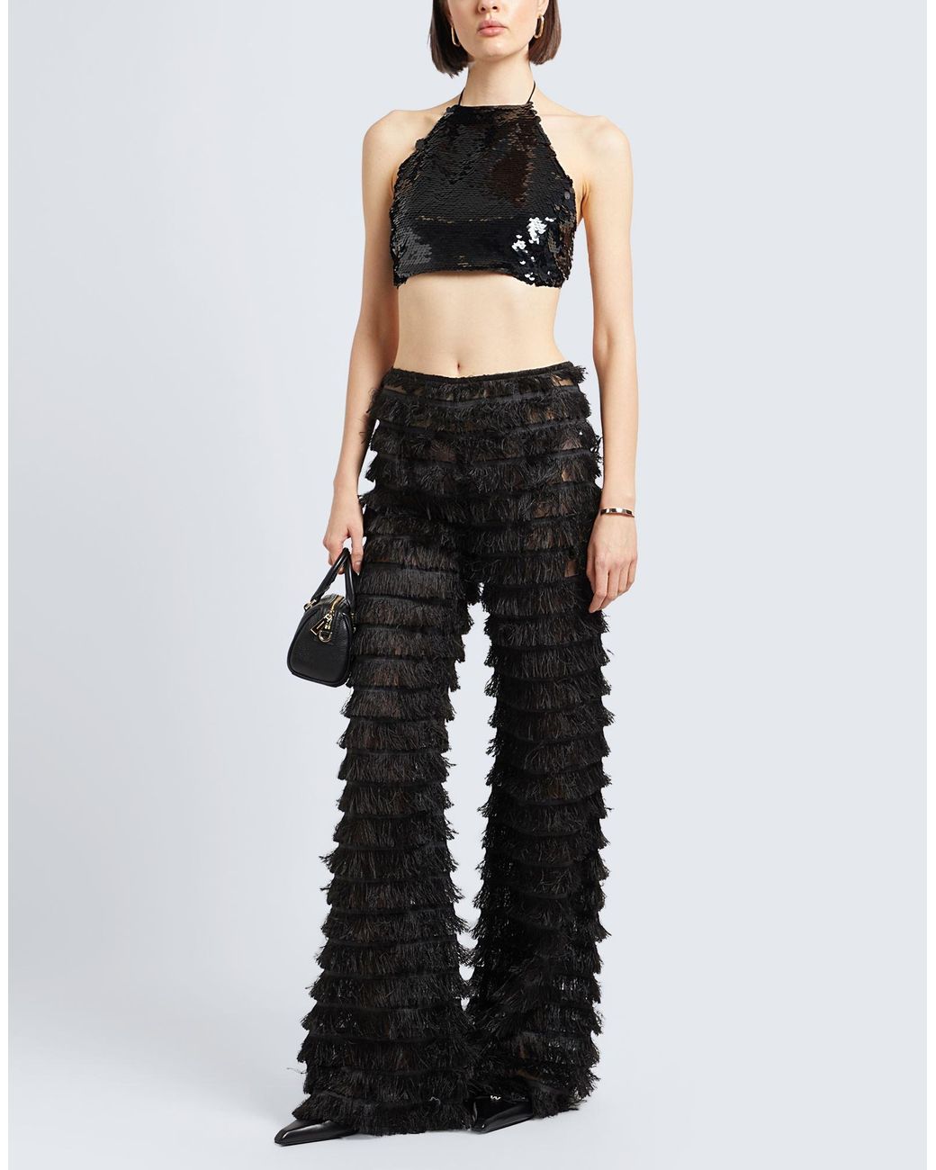 Alberta Ferretti Black Pants