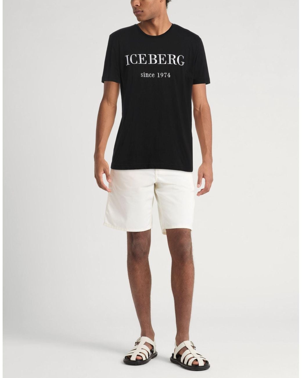 Iceberg Black T-shirt for men