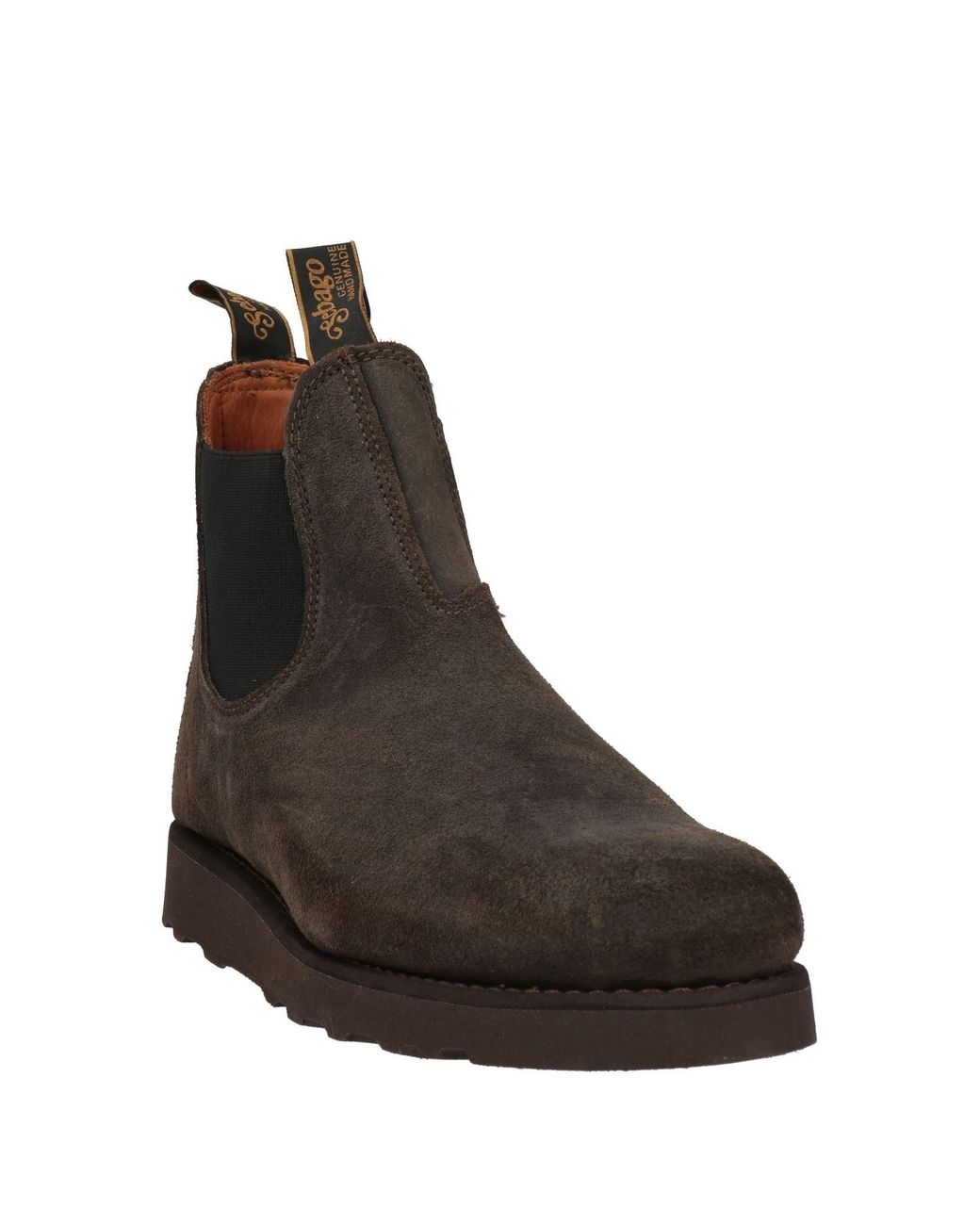 Sebago Black Campsides Dark Ankle Boots Leather for men