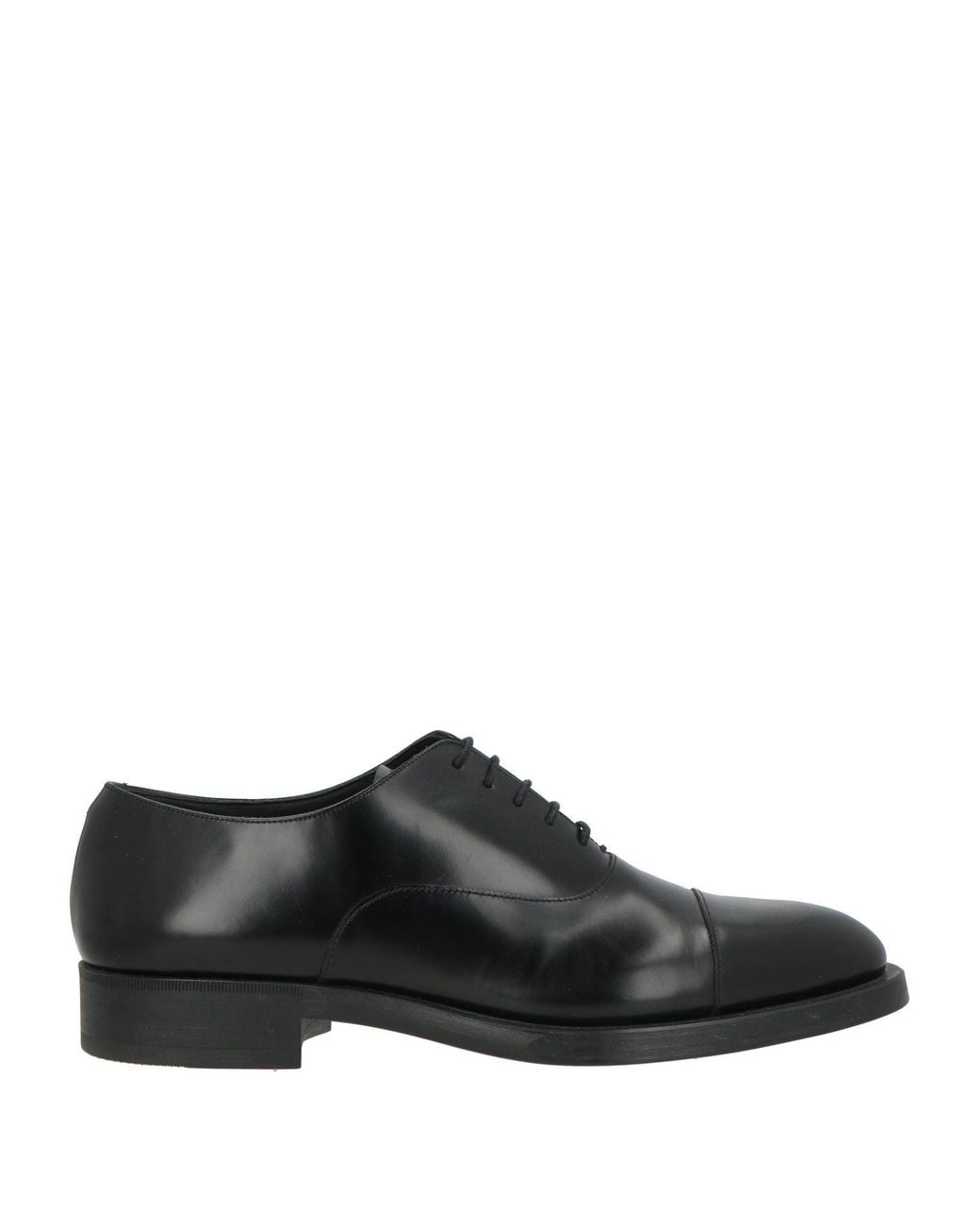 Giorgio Armani Black Lace-Up Shoes for men
