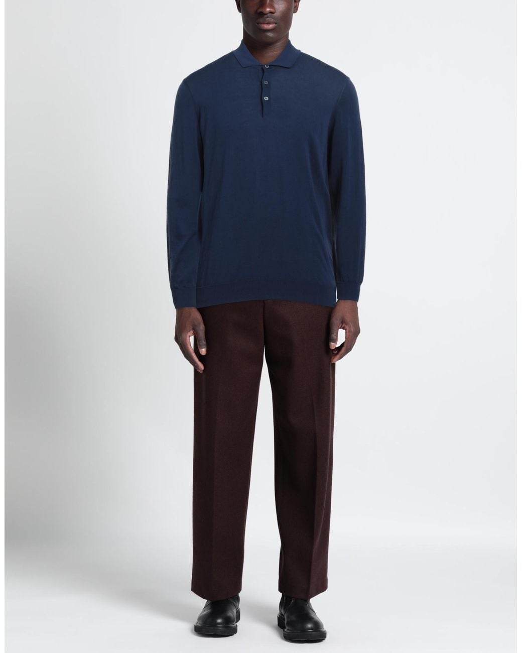 Drumohr Blue Sweater for men