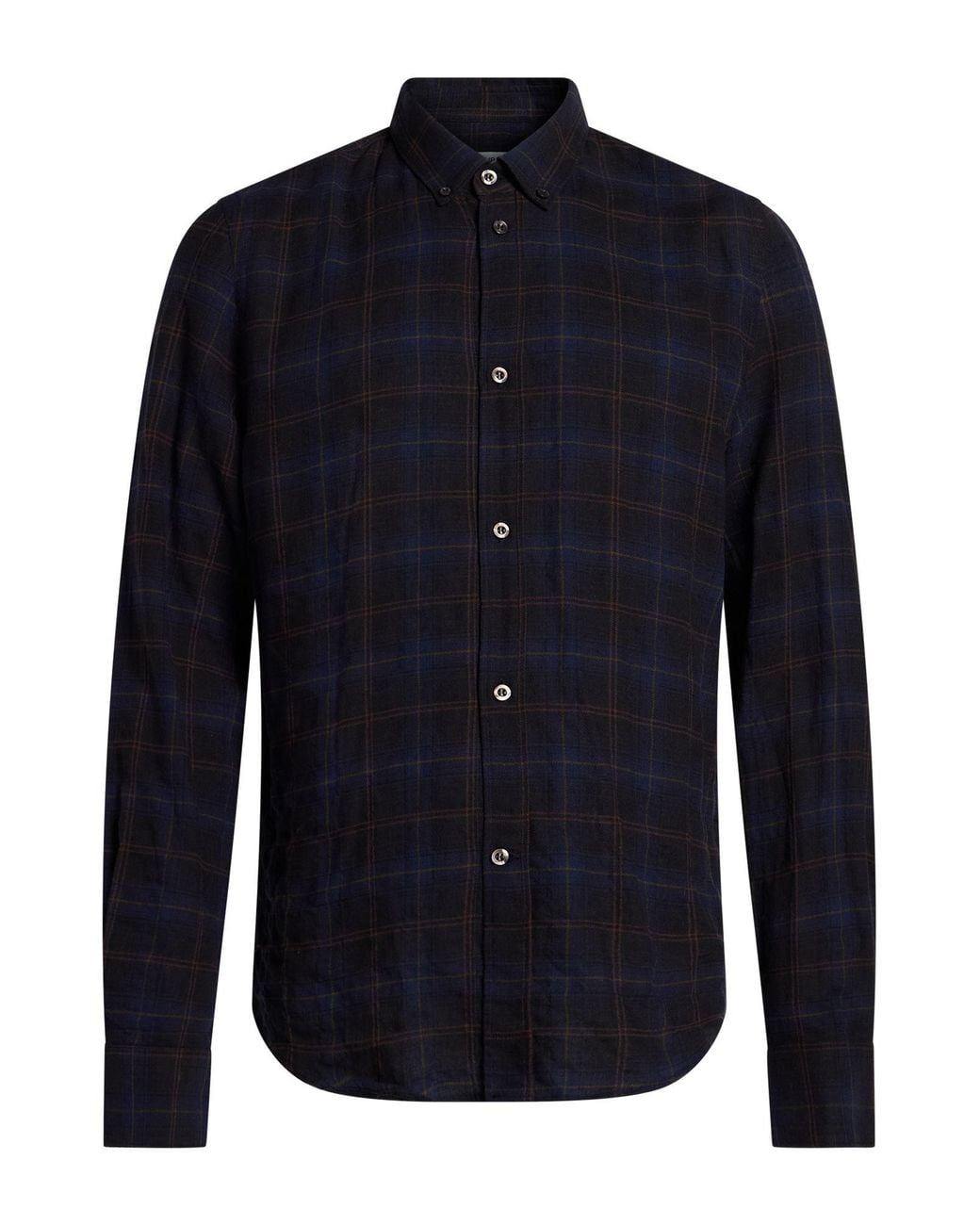 Dondup Blue Shirt Cotton, Elastane for men