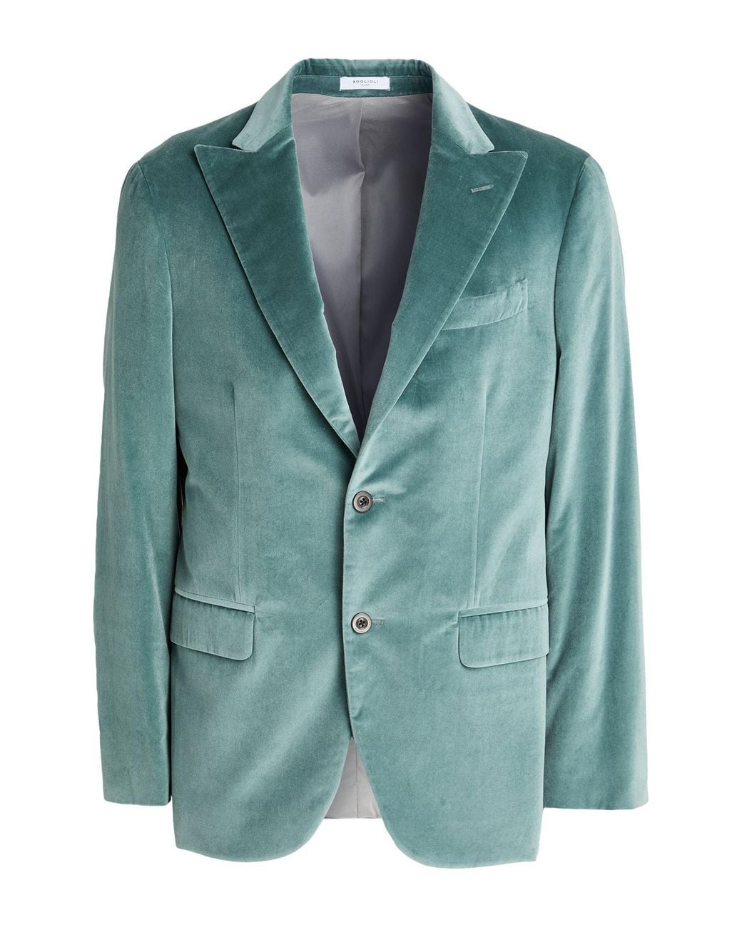 Boglioli Green Blazer Cotton for men