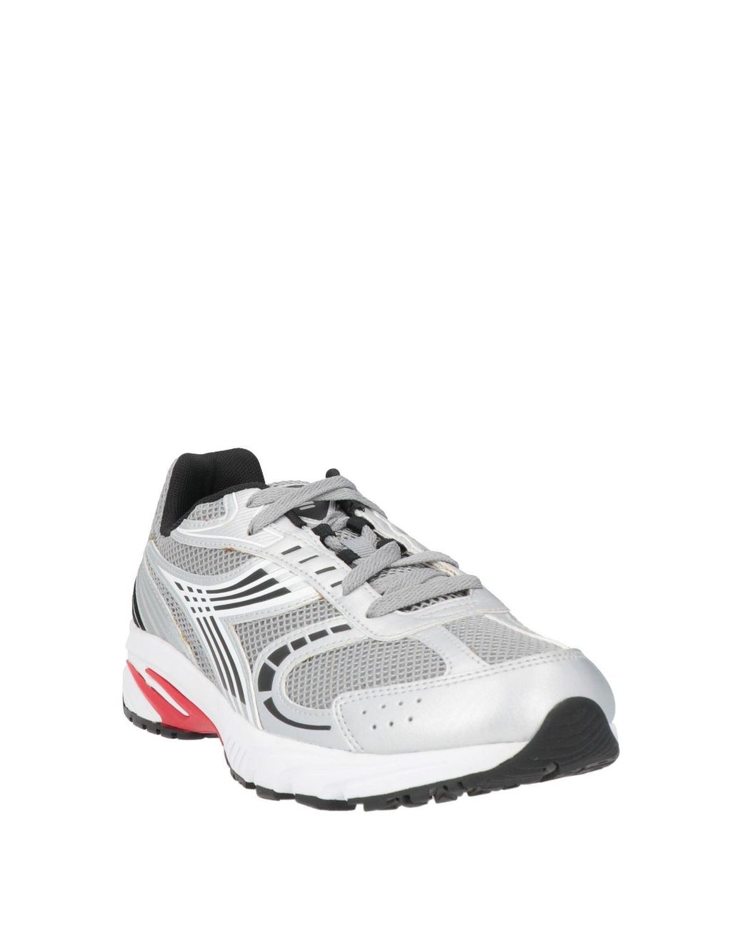 Diadora White Sneakers Textile Fibers, Synthetic Material for men