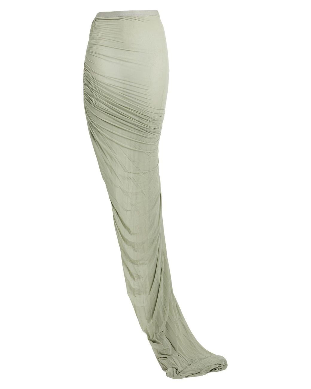 Rick Owens Green Maxi Skirt