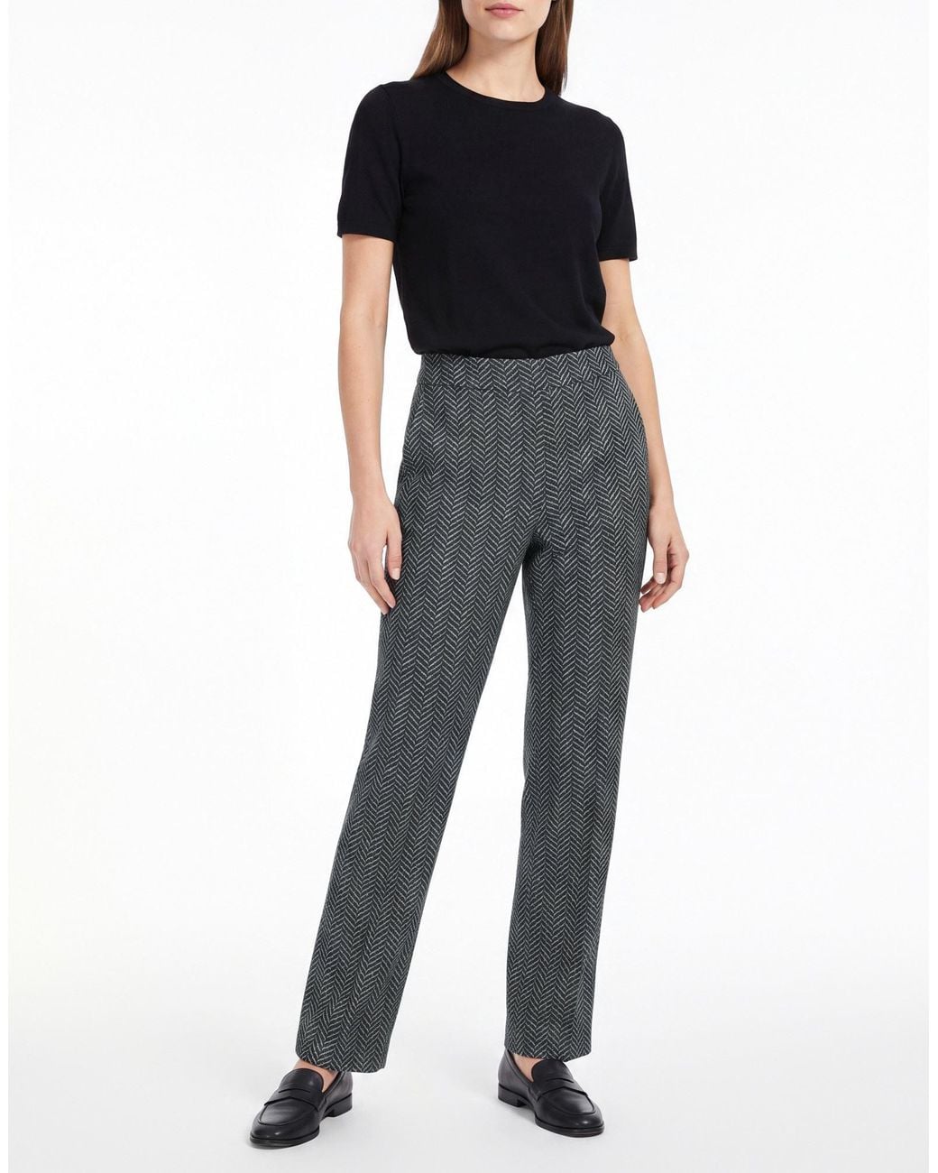 Giorgio Armani Gray Pants Virgin Wool