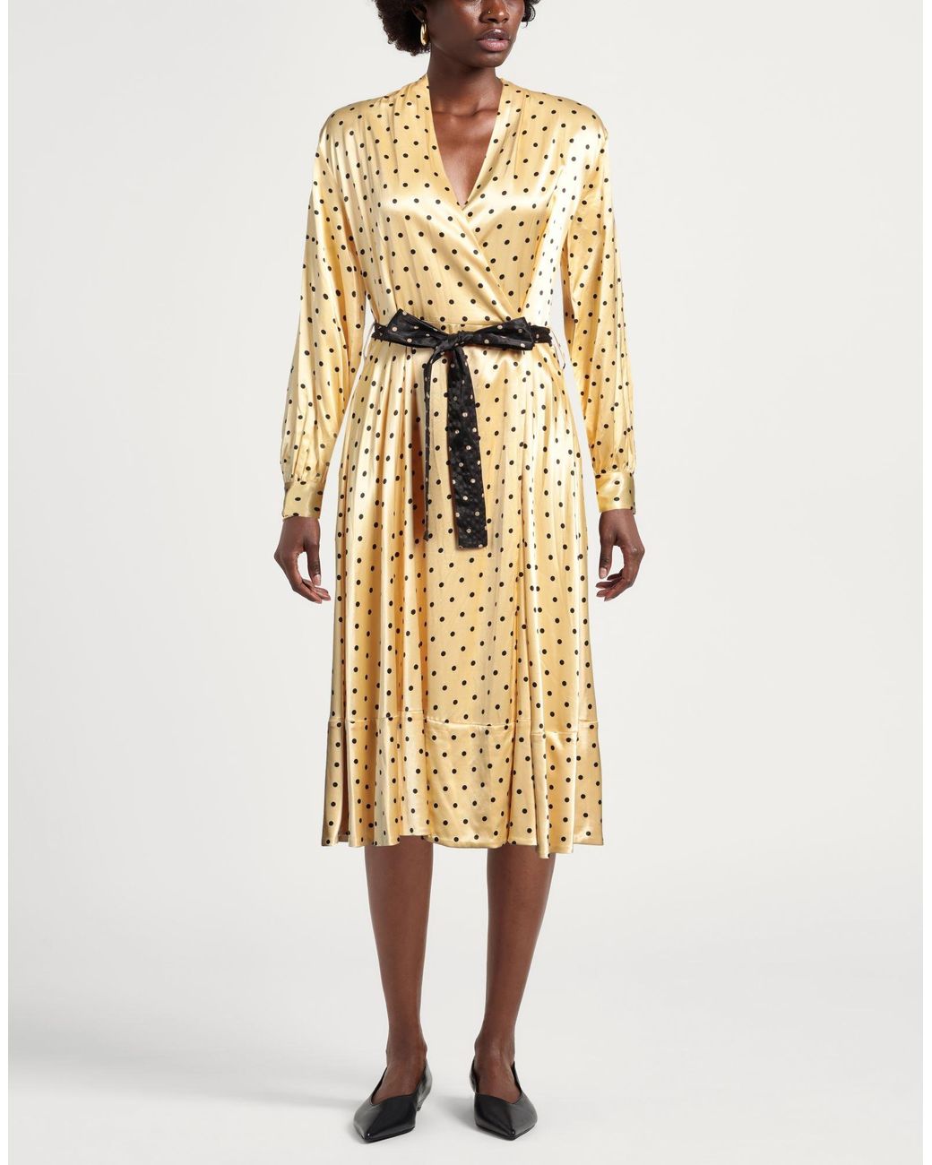 Stine Goya Metallic Midi Dress