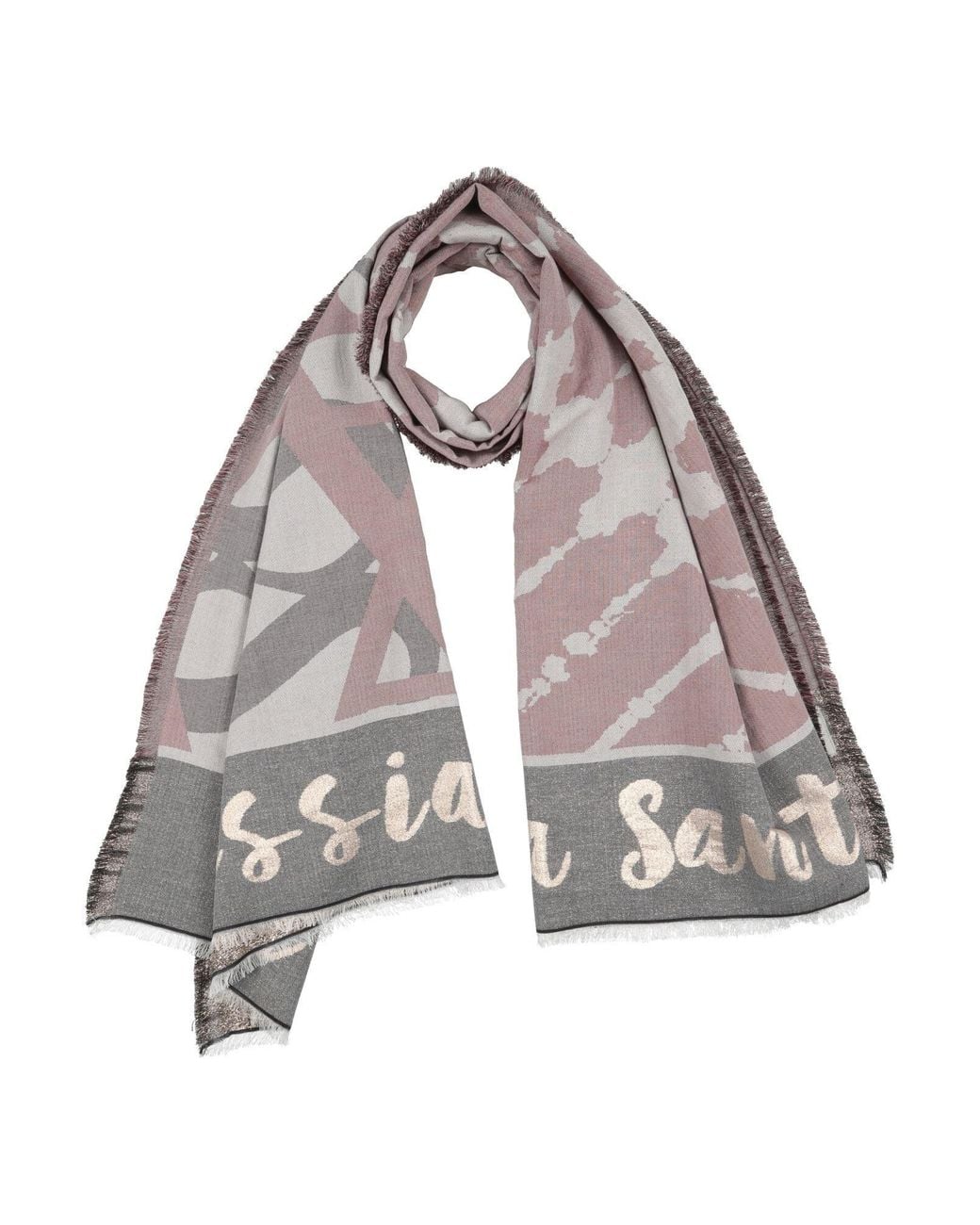 ALESSIA SANTI Gray Scarves