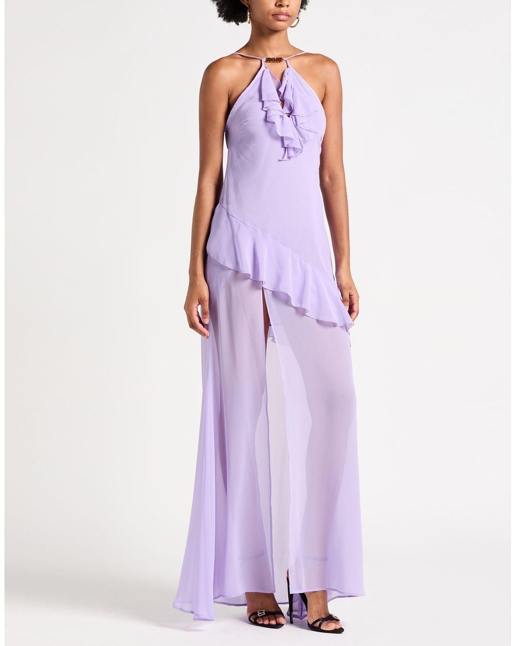 Versace Jeans Couture Purple Maxi Dress