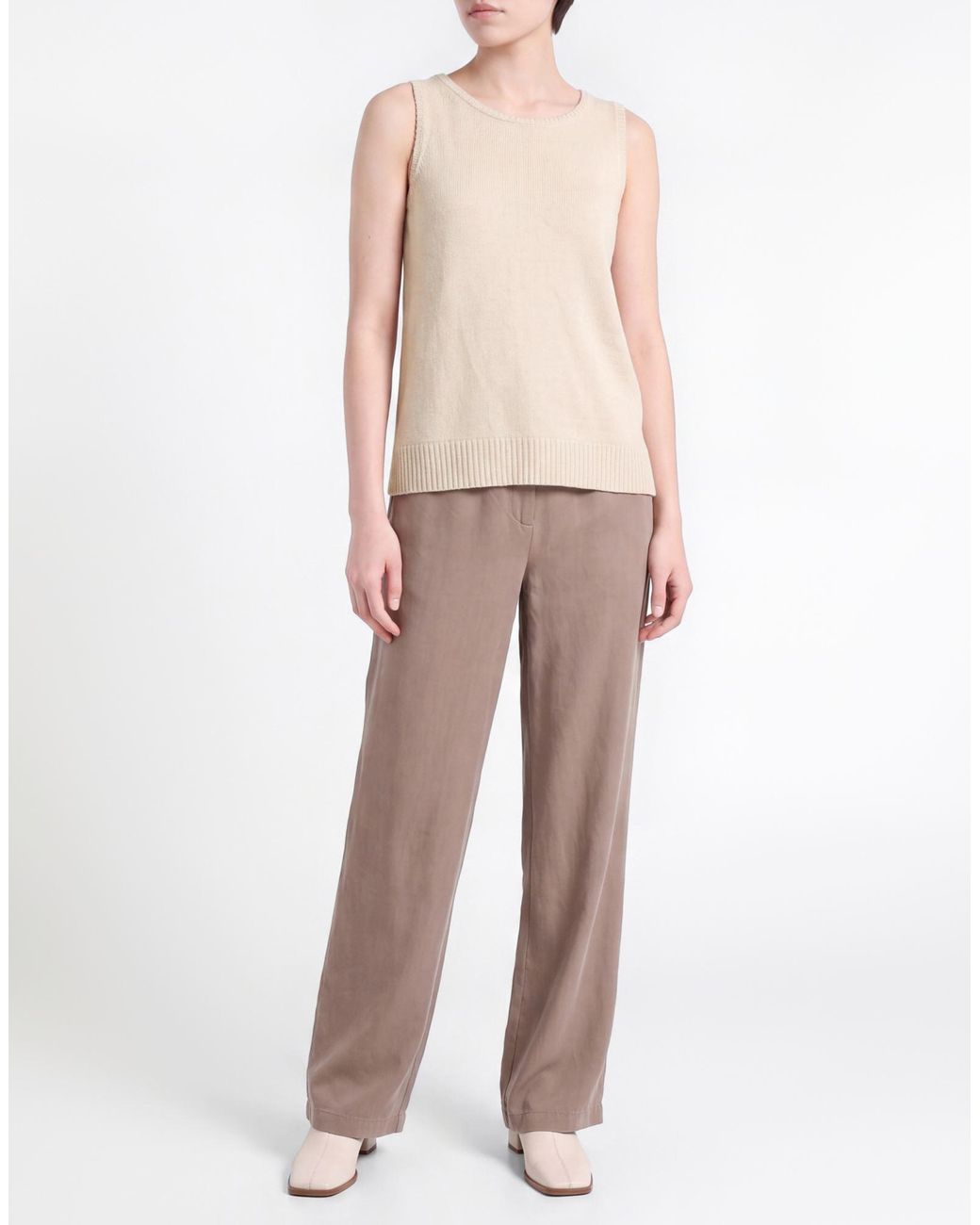 Max Mara Natural Top Linen