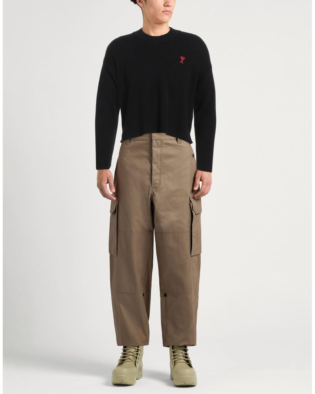 Pullover di AMI in Black da Uomo