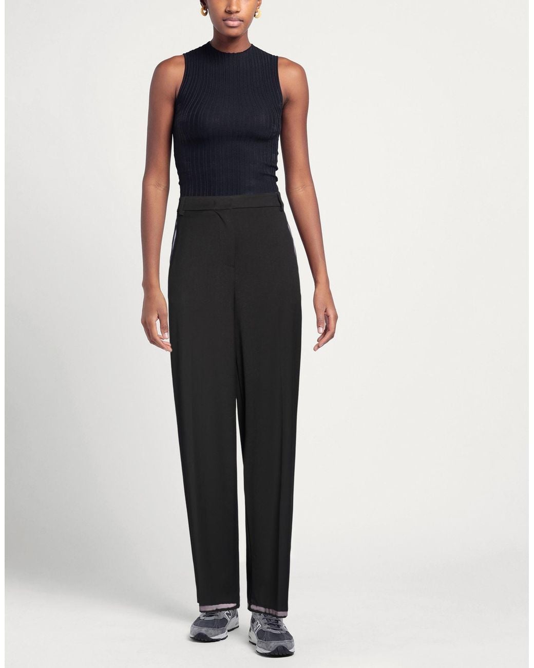 Alpha Studio Black Trouser