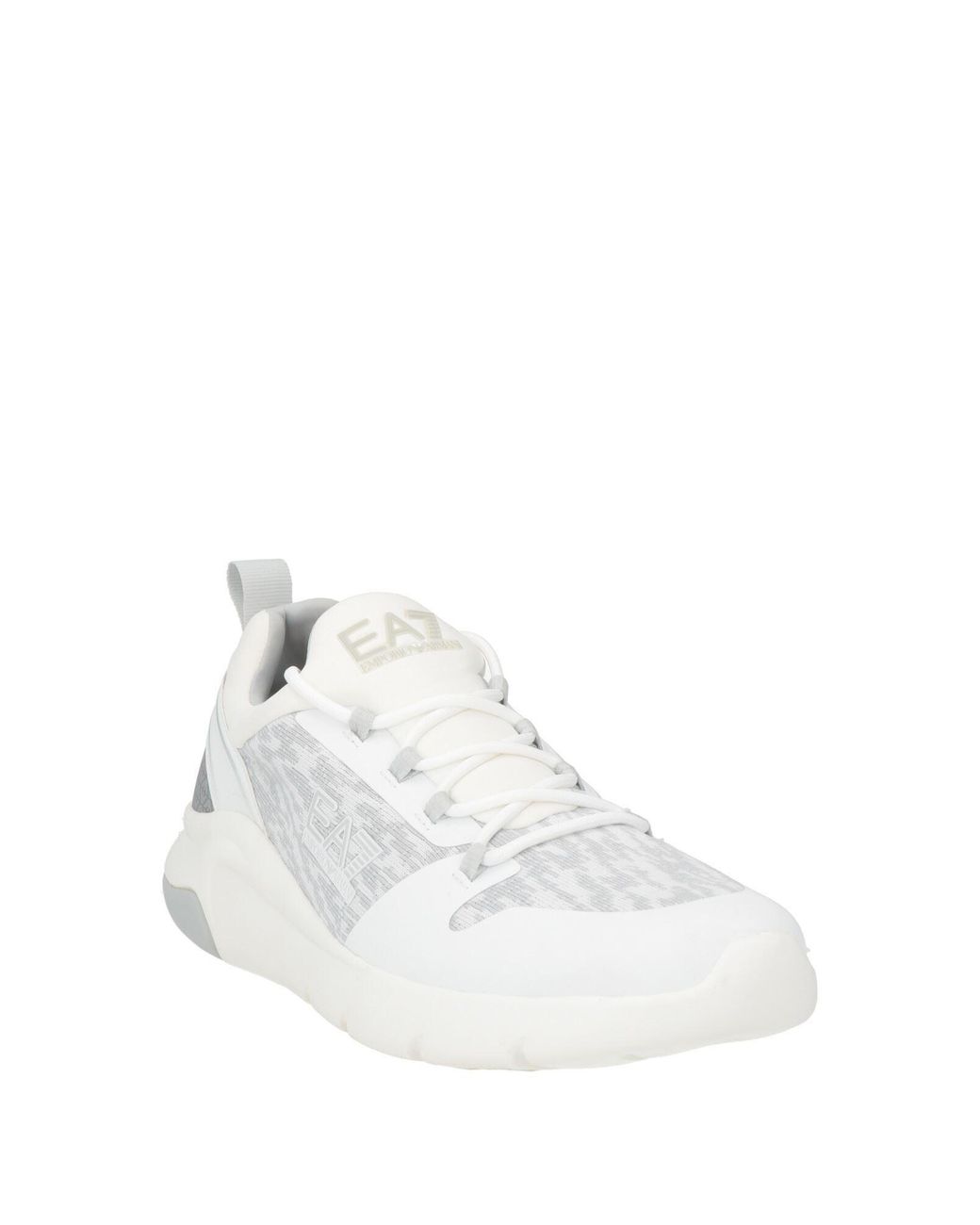 EA7 White Light Sneakers Polyester for men