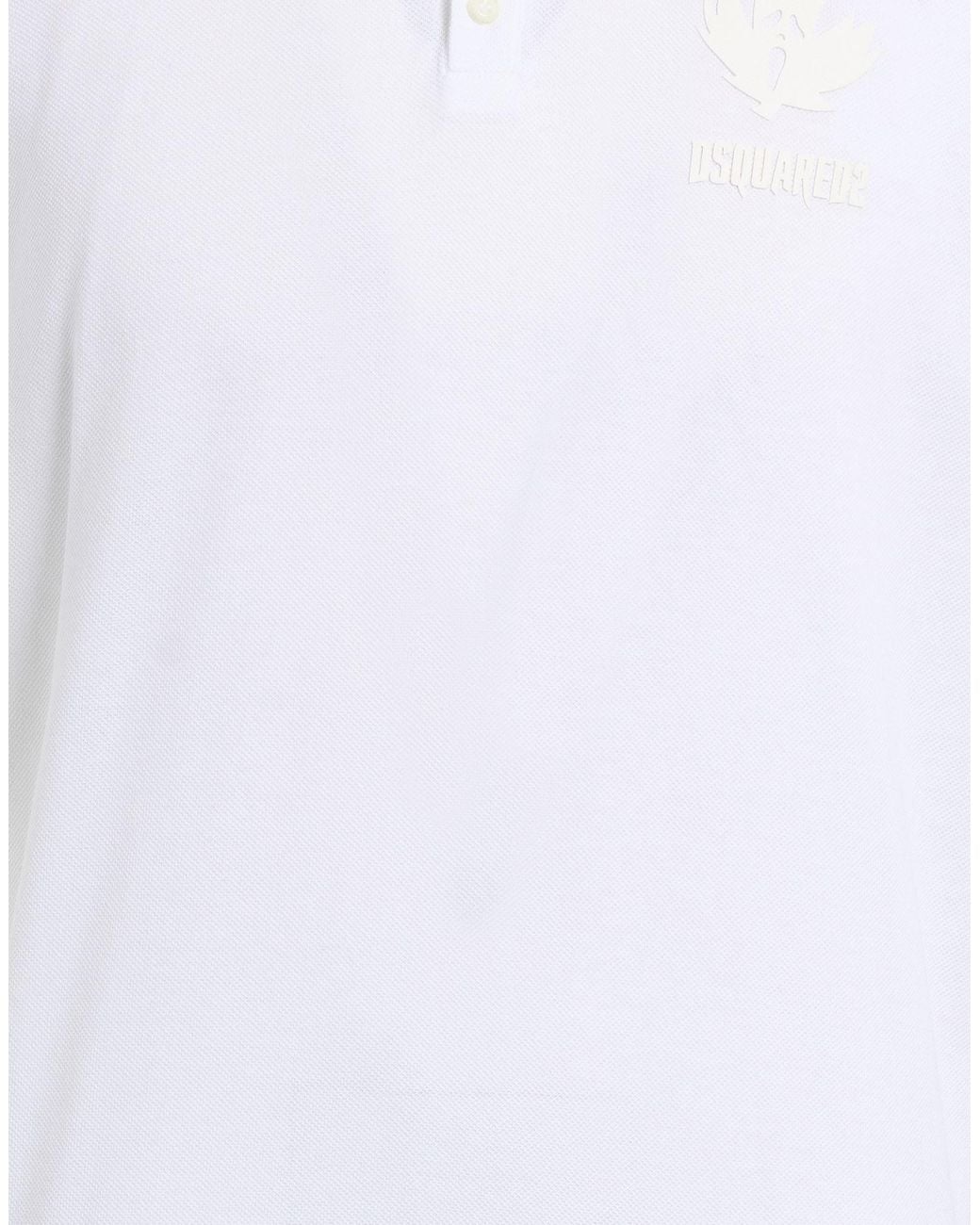 DSquared² White Polo Shirt for men