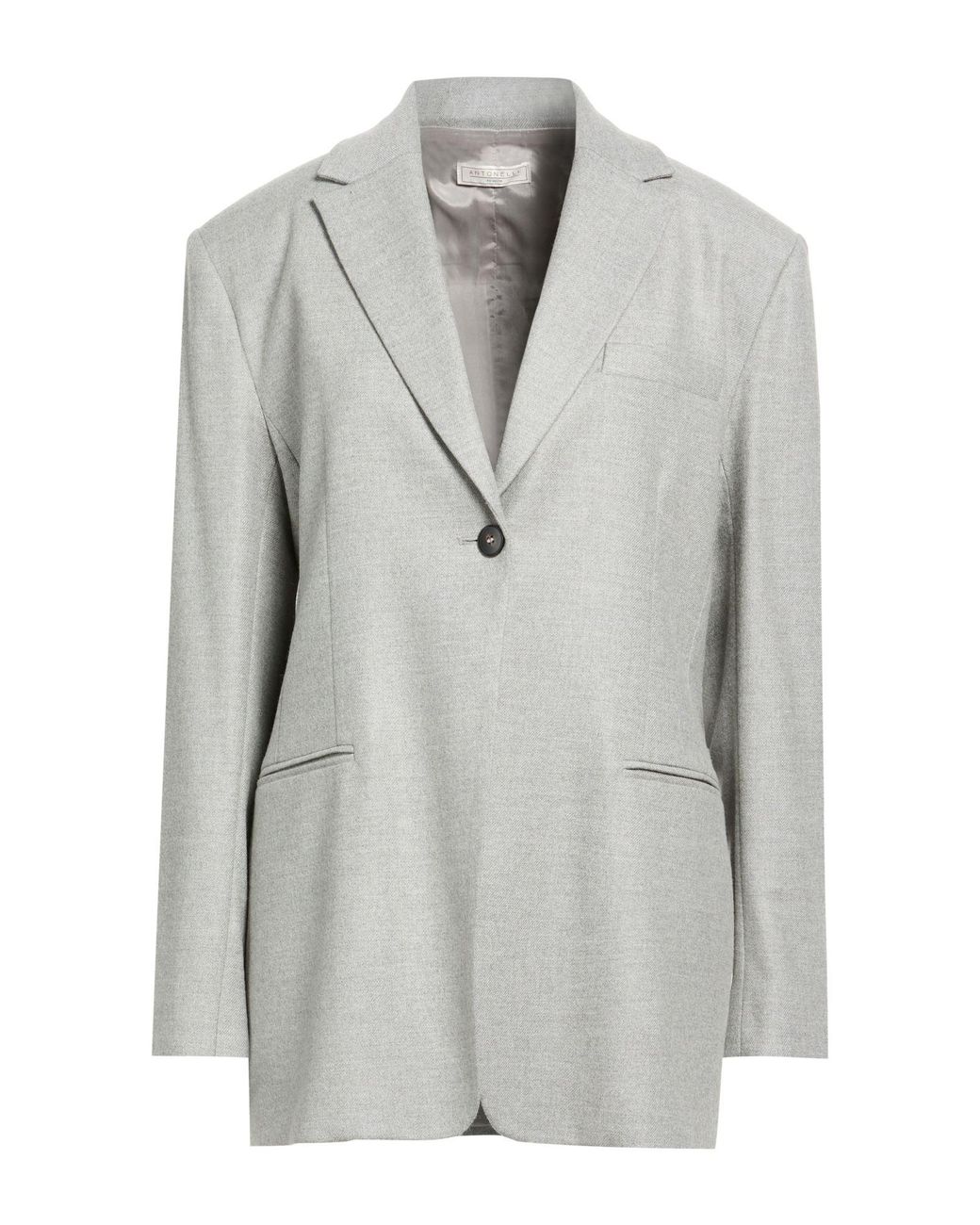 Antonelli Gray Blazer Virgin Wool, Viscose, Polyester, Elastane