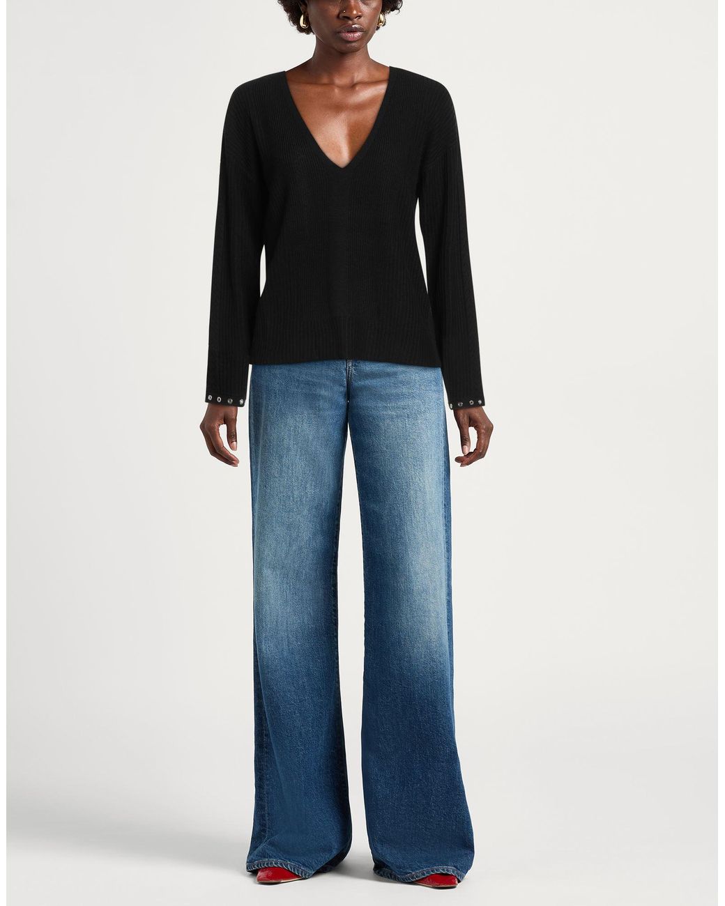 Patrizia Pepe Black Sweater