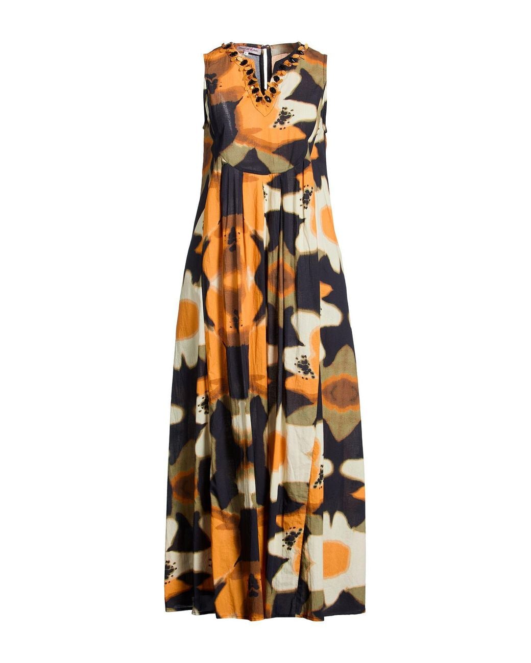 CONNOR & BLAKE Metallic Maxi Dress Cotton