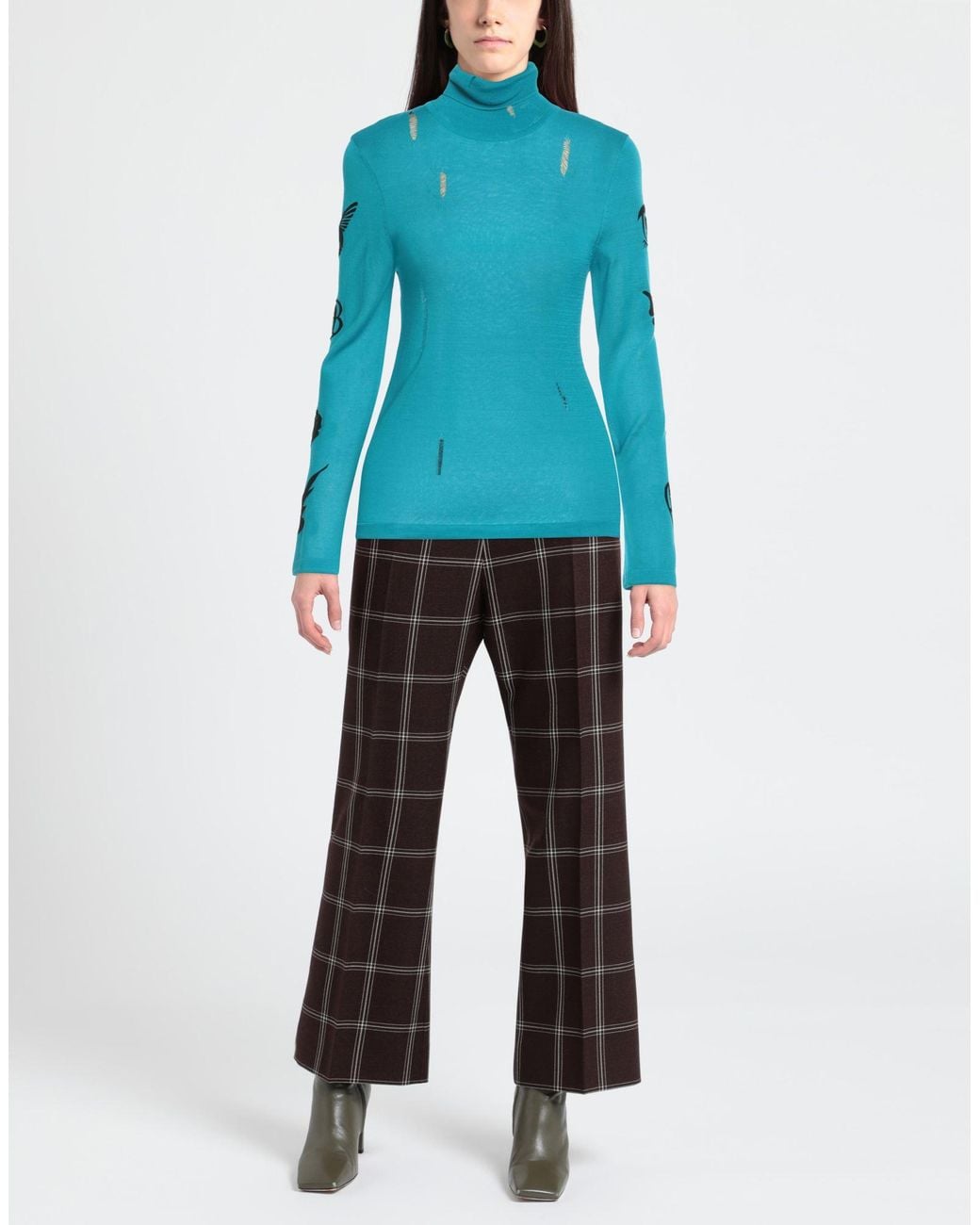ANDERSSON BELL Blue Rollkragenpullover