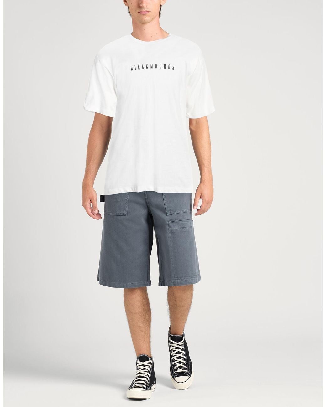 Bikkembergs White T-shirt for men