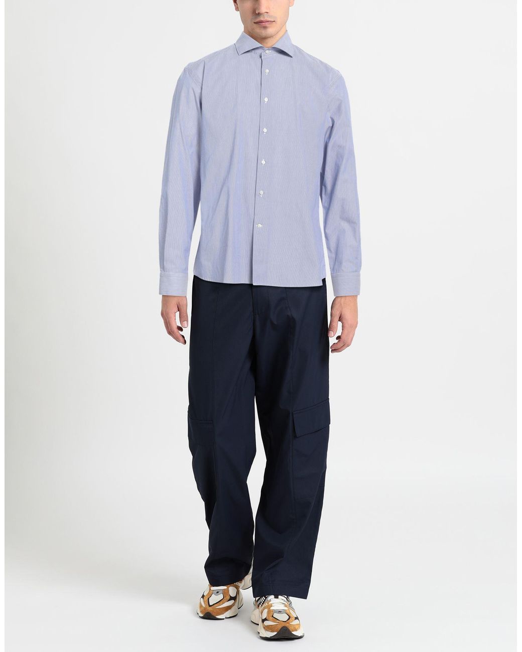 Roberto Cavalli Blue Shirt for men