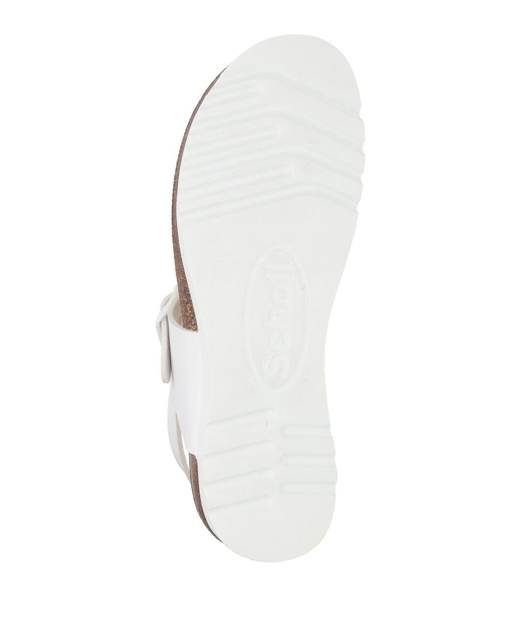 Scholl White Thong Sandal
