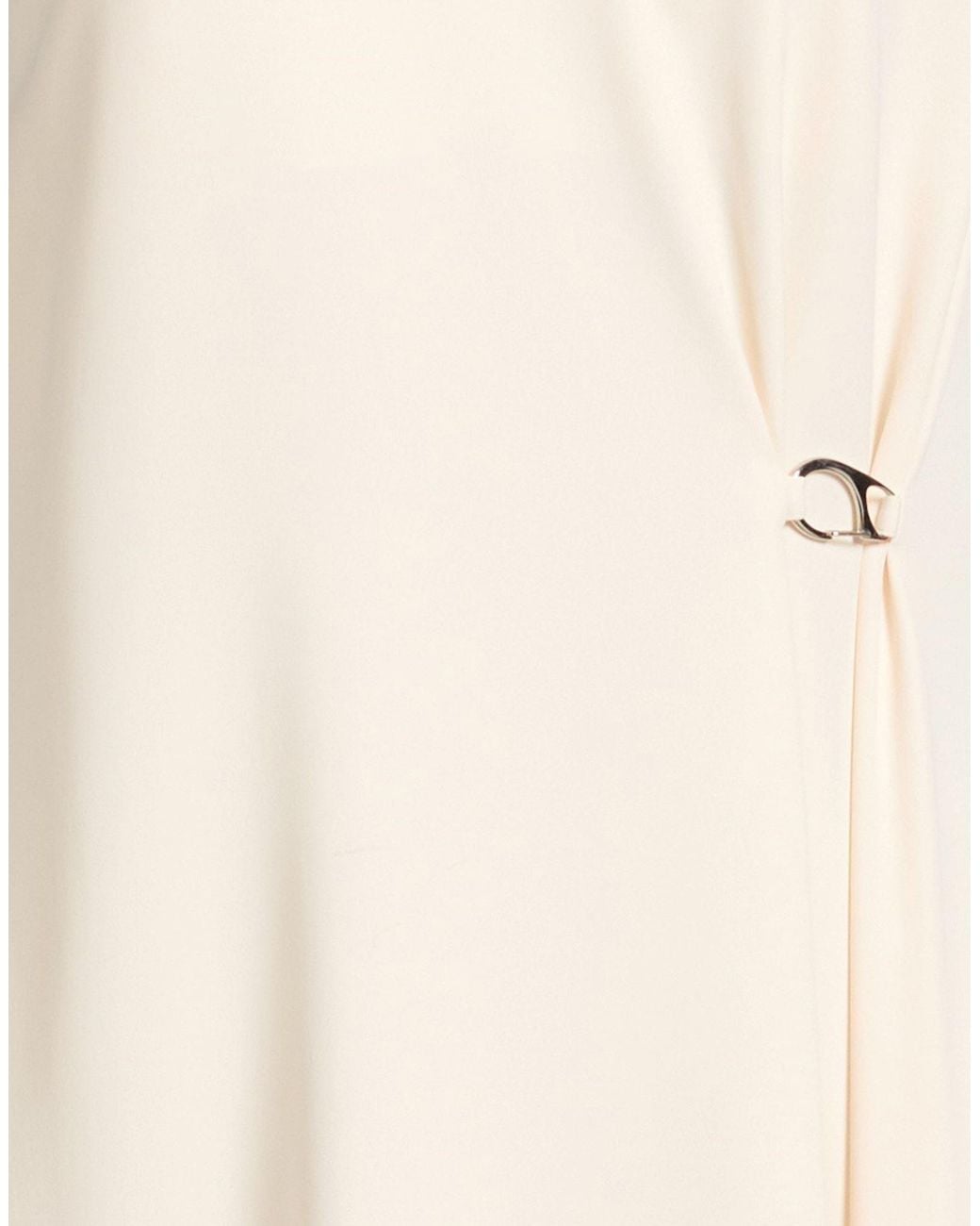 Herno White Maxi Dress Polyester, Elastane