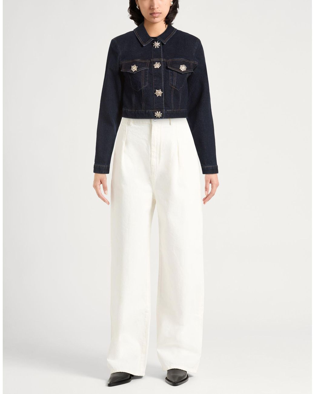 Silvian Heach Blue Denim Outerwear