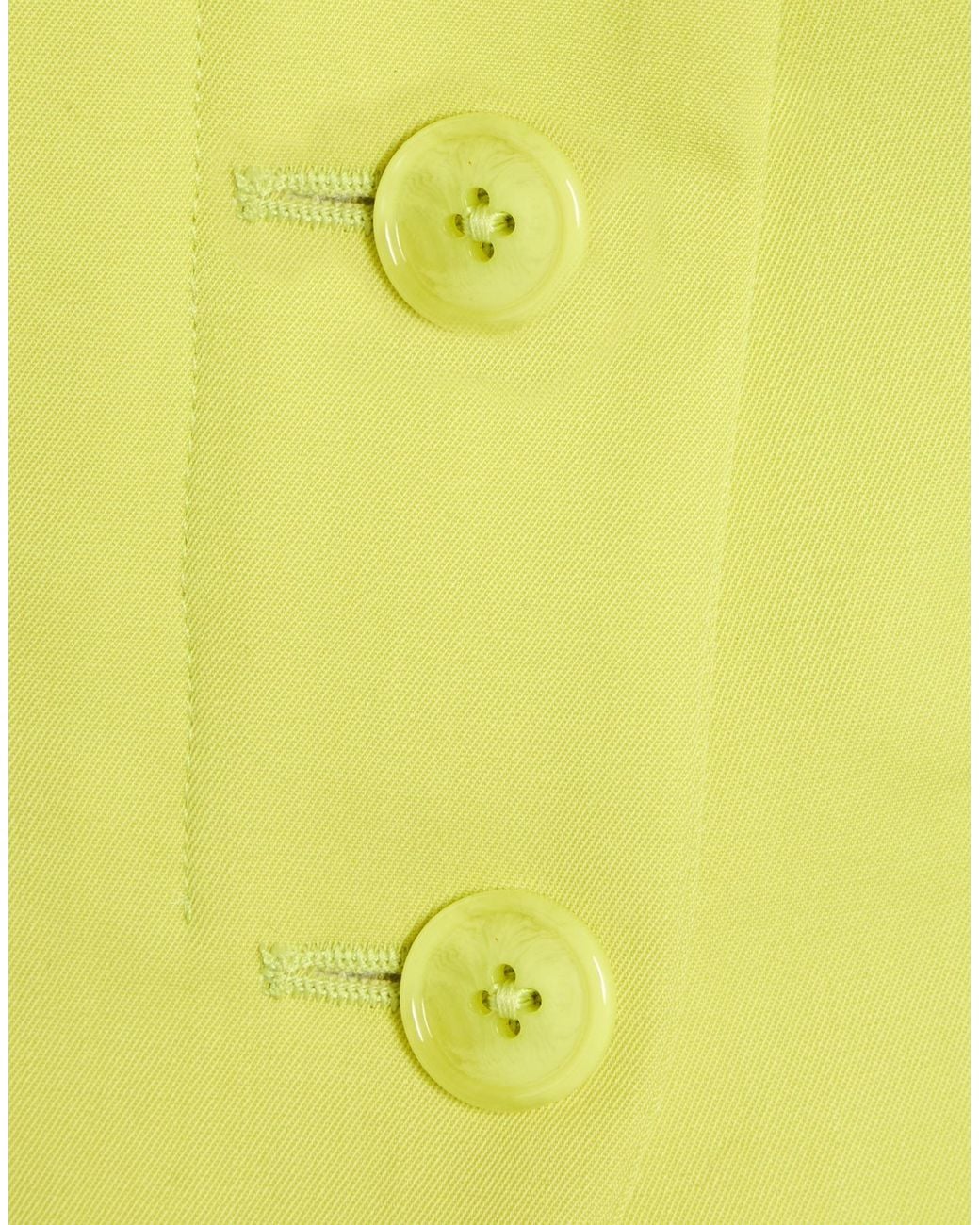 Dondup Yellow Top Virgin Wool, Elastane