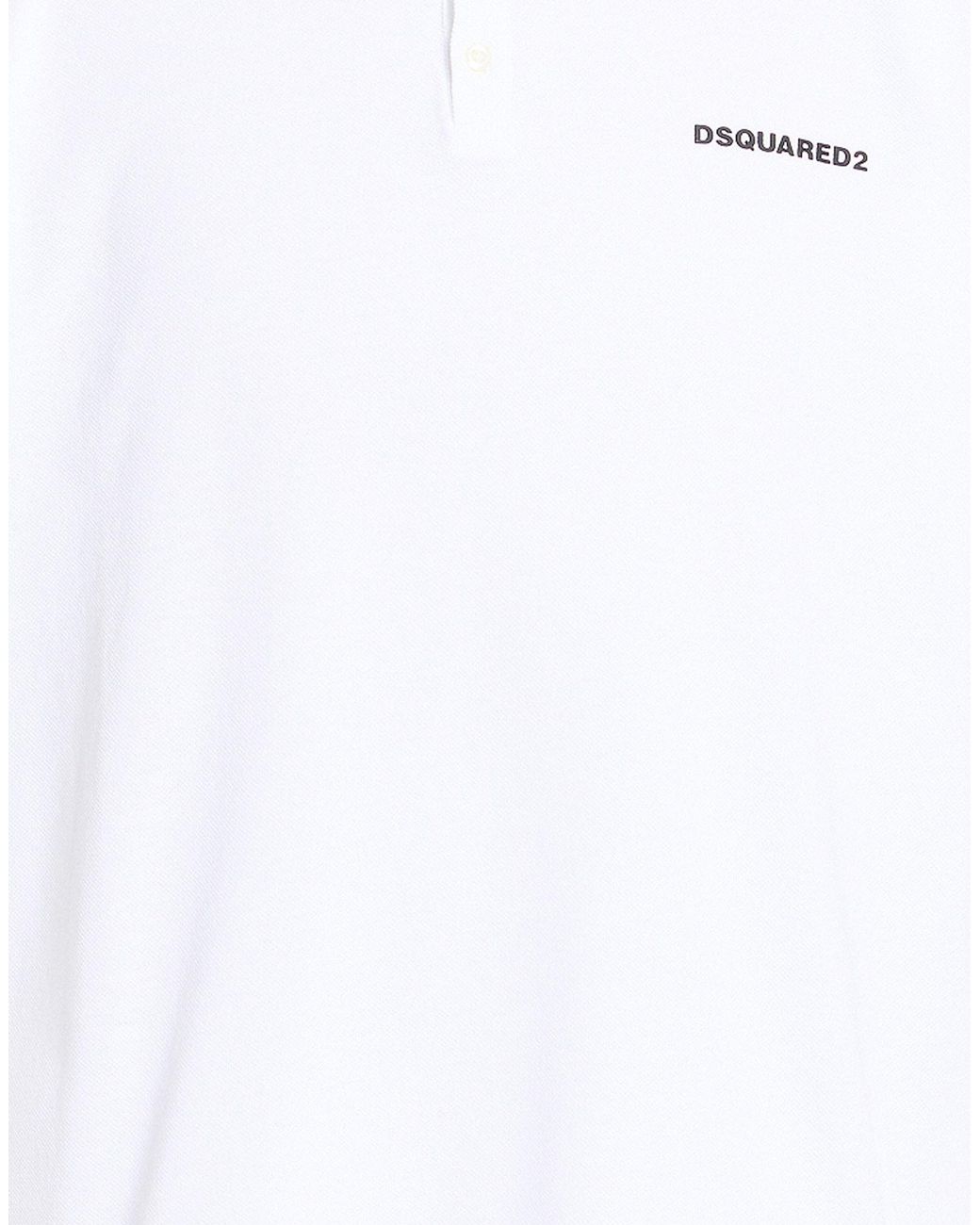 DSquared² White Polo Shirts for men