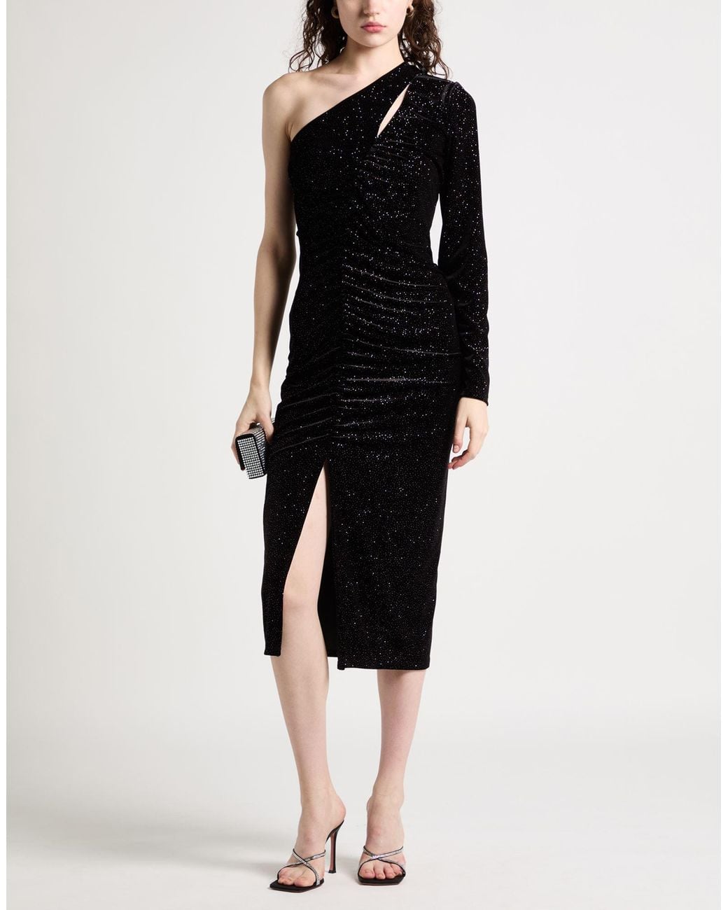Patrizia Pepe Black Midi Dresses